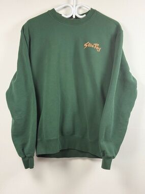 Y2K Stan Ray men green Crewneck sweatshirt size Small 100% cotton